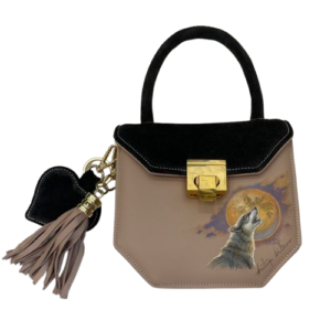Iconic Mini Handbag - Beige & Black