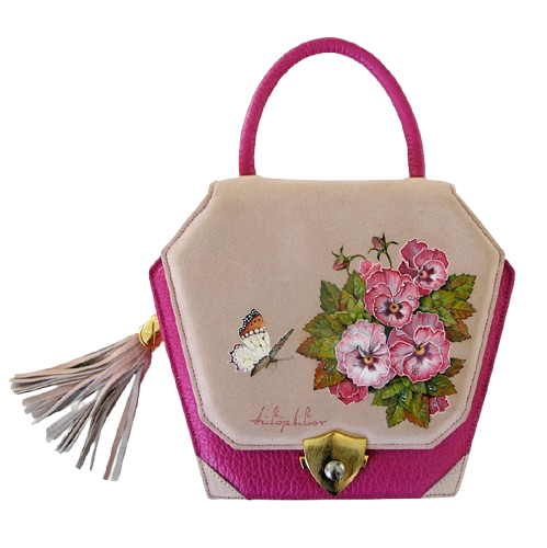 Polygon Handbag - Pink