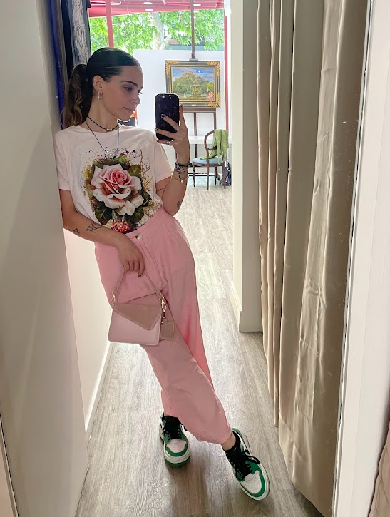 Pink Rose - T-Shirt - Image 2