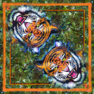 Tiger - Silk Scarf